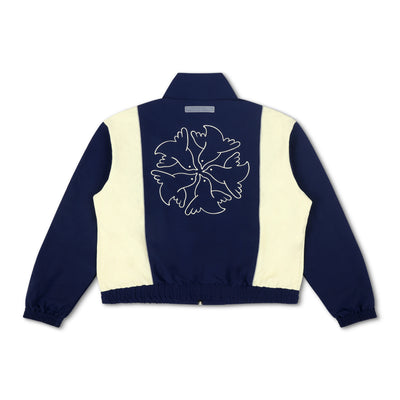 Dove Track Jacket (Navy Blue/Off-White)