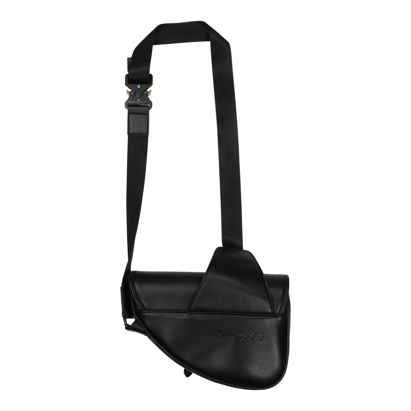 Leather Saddle Bag (Black)